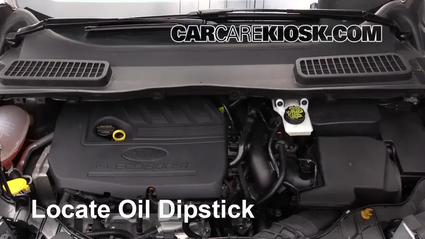 2018 Ford Escape SE 1.5L 4 Cyl. Turbo Huile Vérifier le niveau de l'huile